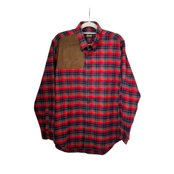 Heimie’s Other - Heimie’s Haberdashery Men’s Shirt Red Plaid Long Sleeve size Large Button Down